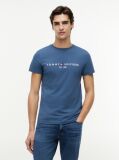 Μπλε T-Shirt Απο Οργανικό Βαμβάκι  Άνδρες