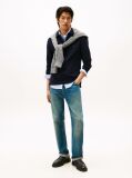 Blue 1985 TH Flex Slim Fit Long Sleeve Polo  Men
