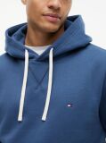 Μπλε Fleece Hoody Με Κεντητή Σημαία  Άνδρες