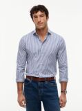 Multi Smart Casual Slim Fit Stripe Shirt  Men