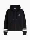 Μαύρο Hoody Με Nautical Λογότυπο Και Φερμουάρ  Άνδρες