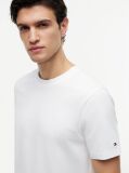 Άσπρο Βαμβακερό T-Shirt Με Πίσω Λογότυπο  Άνδρες