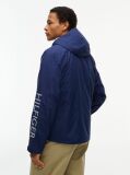 Blue Performance Print Water Resistant Ripstop Jacket  Men