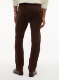 Brown Denton Slim Straight Garment Dyed Jeans  Men
