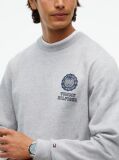Γκρι Fleece Φούτερ Με Κλασική Λαιμόκοψη  Άνδρες