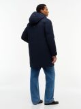 Blue Performance Tech Hooded Padded Parka  Men