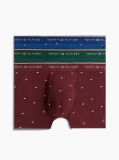Multi 3-Pack Global Stripe Logo Waistband Trunks  Men