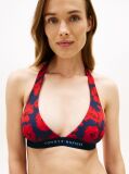 Multi Original Logo Print Halterneck Bikini Top  Women