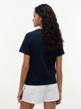 Μπλε T-Shirt Με Κλασική Λαιμόκοψη Και Λογότυπο  Γυναίκες