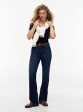 Μπλε T-Shirt Με Λαιμόκοψη V Και Slim Γραμμή  Γυναίκες