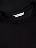 Μαύρο Ριμπ T-Shirt Σε Slim Γραμμή Με Κεντητό Σημαιάκι  Γυναίκες
