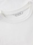 Μπεζ Ριμπ T-Shirt Σε Slim Γραμμή Με Κεντητό Σημαιάκι  Γυναίκες