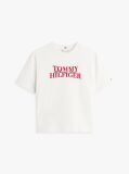 Μπεζ Άνετο T-Shirt Με Λογότυπο  Γυναίκες