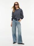 Blue Nola Low Rise Straight Faded Jeans  Women