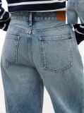 Blue Nola Low Rise Straight Faded Jeans  Women