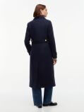 Blue Manteco Wool Blend Double Breasted Coat  Women