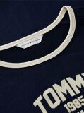 Μπλε Slim T-Shirt Με Varsity Λογότυπο  Γυναίκες