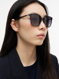 Μαύρο Cat Eye Γυαλιά Ηλίου Με Εύκαμπτο Βραχίονα  Γυναίκες