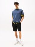 Black Scanton Slim Cargo Bermuda Shorts  Men