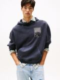 Μαύρο 90s Hoody Με Σχέδιο  Άνδρες