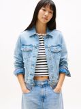 Denim Denim Trucker Τζάκετ Με Ξεθωριασμένο Εφέ Και Κανονική Εφαρμογή  Γυναίκες