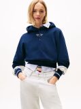 Blue Essential Logo Hoodie  Women