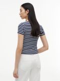 Multi Henley T-Shirt Σε Στενή Γραμμή  Γυναίκες