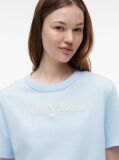 Μπλε Άνετο Βαμβακερό T-Shirt  Γυναίκες