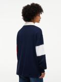 Μπλε Oversized Μπλούζα Πόλο Με Σημαία Tommy  Γυναίκες