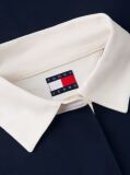 Μπλε Oversized Μπλούζα Πόλο Με Σημαία Tommy  Γυναίκες