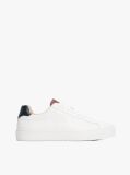 Άσπρο Δερμάτινα Sneakers Cupsole  Άνδρες