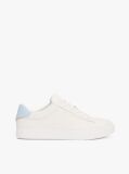 Άσπρο Essential Δερμάτινα Sneakers Με Μεταλλικές Λεπτομέρειες  Γυναίκες