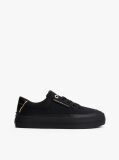 Black Contrast Trim Trainers  Women