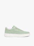 Πράσινο Δερμάτινα Sneakers Με Μεταλλικό Λογότυπο  Γυναίκες