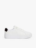 Άσπρο Δερμάτινα Sneakers Με Πάτο Flatform  Γυναίκες
