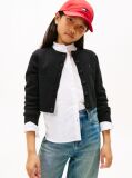 Black Sequin Rib-Knit Slim Cardigan  Girls