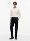 Μπλε Harlem Παντελόνι Chinos Λινό Σε Tapered Γραμμή  Άνδρες