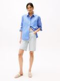 Blue Relaxed Denim Bermuda Shorts  Women