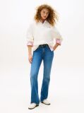 Μπλε Τζιν Παντελόνι Με Κανονική Μέση Και Bootcut Γραμμή  Γυναίκες