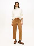 Brown Corduroy Slim Straight Pant  Women