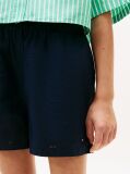 Blue Broderie Anglaise Wide Leg Shorts  Girls