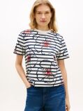 Multi T-Shirt Με Interlock Πλέξη Και Floral Σχέδιο  Γυναίκες