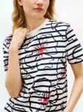 Multi T-Shirt Με Interlock Πλέξη Και Floral Σχέδιο  Γυναίκες
