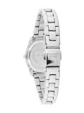 Blue Oval Dial Stainless Steel Bracelet Watch  Women