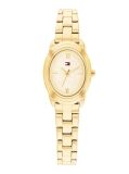 Gold Gold Tone Dial Stainless Steel Watch  Women