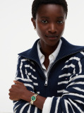 Green Green Dial Two-Tone Gold-Plated Stainless Steel Watch  Women