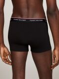 Black 3-Pack Stretch Cotton Trunks  Men