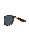 Brown Rivet Detail Oval Sunglasses  Men