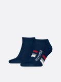 Blue Tommy Hilfiger Men's Sneaker Socks 2 Pack  Men