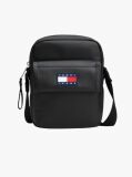 Black Padded Reporter Bag  Men